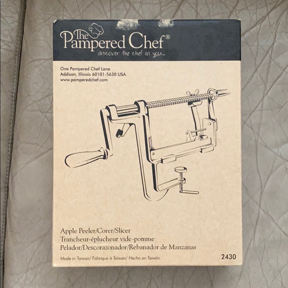 Pampered Chef apple peeler